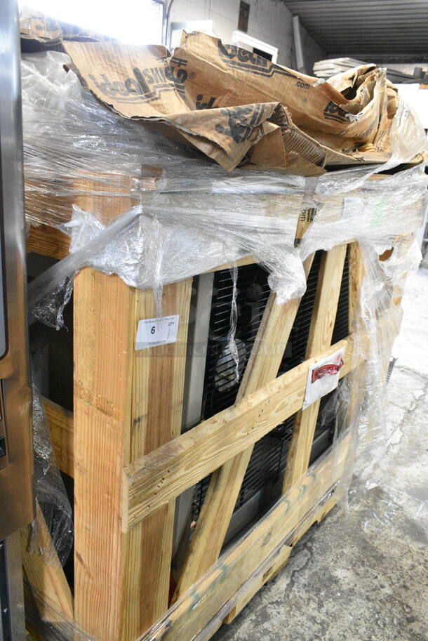 BRAND NEW IN CRATE! Bohn BCH0065MDACZC2837 Metal Air Cooled Condensing Unit. 460 Volts, 3 Phase.  - Image 2 of 5