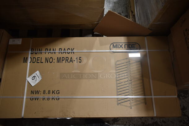 BRAND NEW IN BOX! Mix Rite MPRA-15 Metal Heavy Duty Pan Rack - Image 2 of 4