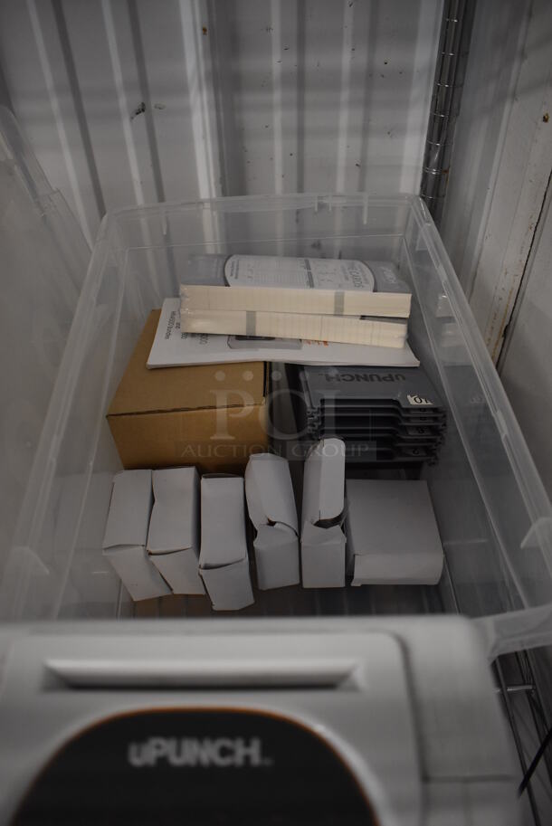 ALL ONE MONEY! Tier Lot of Various Items Including Clear Poly Bins and Syrups - Image 12 of 12