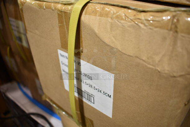 PALLET LOT of 40 BRAND NEW! Items/Boxes Including Winco TNH-90 High Heat Flexible Turner, Winco TNH-91 Perforated Turner, Winco Heat Lamp, Gray Poly Bin, Black Butler Pans. 40 Times Your Bid! - Image 5 of 12