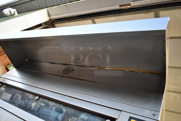 2017 Miwe CO 4.1408 Stainless Steel Commercial Floor Style Electric Powered 4 Deck Artisan Bakery Oven w/ Hood on Commercial Casters. 208 Volts, 3 Phase. - Image 7 of 10