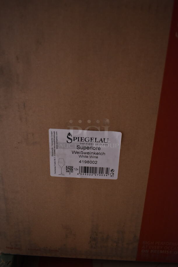 4 Boxes of 12 BRAND NEW IN BOX! Spiegelau 4198002 Superiore White Wine Glasses. 4 Times Your Bid! - Image 4 of 4