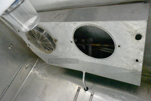 Continental 2F Stainless Steel Commercial 2 Door Reach In Freezer w/ Poly Coated Racks. 115 Volts, 1 Phase. Tested and Powers On But Does Not Get Cold
 - Image 5 of 6