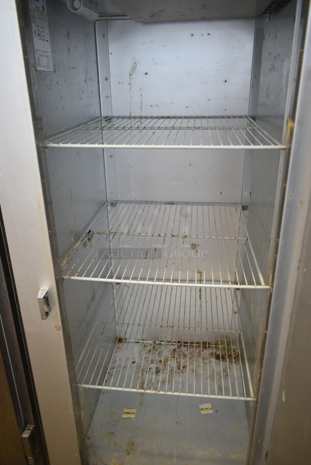 2017 Traulsen G10010 Stainless Steel Commercial Single Door Reach In Cooler on Commercial Casters. 115 Volts, 1 Phase. Tested and Working! - Image 5 of 6