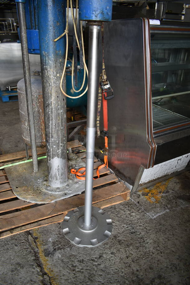 Blue Metal Commercial Floor Style Post Mixer / Disperser. 440 Volts, 3 Phase. - Image 4 of 10