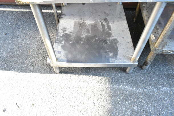 Stainless Steel Equipment Stand w/ Metal Under Shelf.  - Image 3 of 4