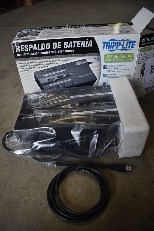 BRAND NEW IN BOX! Tripp Lite Uninterruptible Power Supply. 10.5x5.5x3 - Image 3 of 3