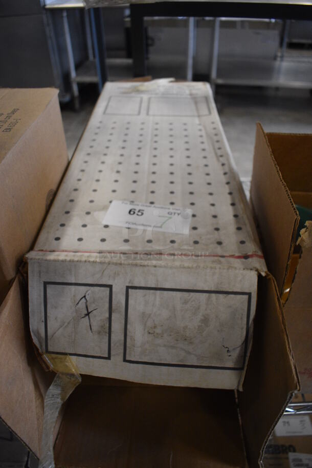 7 White Poly Shelves. 8.25x24x1. 7 Times Your Bid! - Image 3 of 3