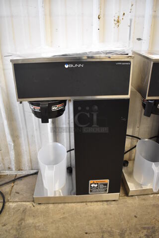 BRAND NEW! 2022 Bunn VPR-APS Stainless Steel Commercial Countertop Coffee Machine w/ Poly Brew Basket and Pitcher. 120 Volts, 1 Phase. 16x8x27. Tested and Working!