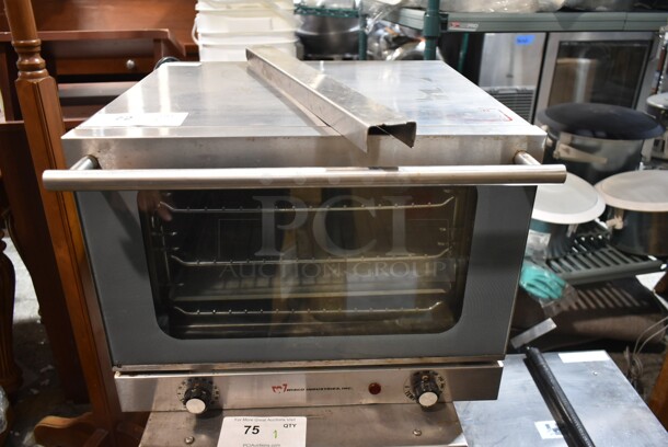 Wisco 620 Stainless Steel Commercial Countertop Convection Oven. 120 Volts, 1 Phase. - Item #1115582