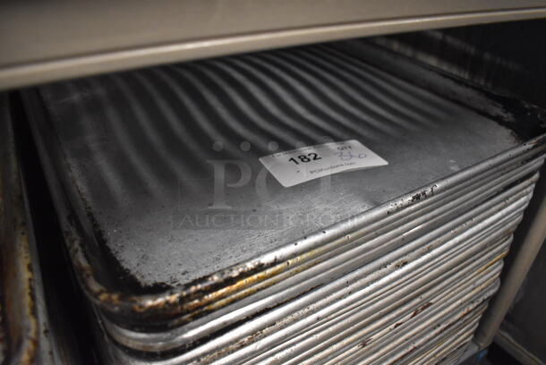 36 Metal Full Size Baking Pans. 18x26x1. 36 Times Your Bid! - Image 3 of 3