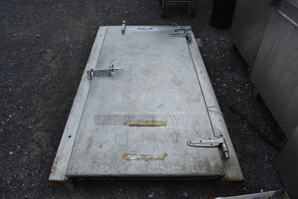 CrownTonka Metal Walk In Door w/ Frame. 45x3.5x84 - Image 1 of 7