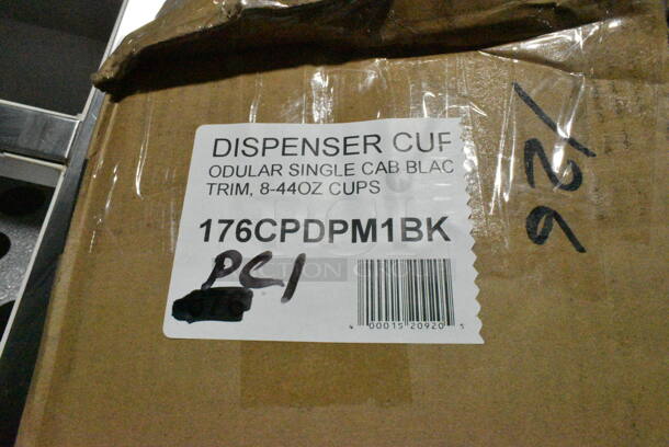 3 BRAND NEW SCRATCH AND DENT! Items Including Pampered Chef Close and Cut, 176CPDPM1BK Choice Black Stackable Countertop 8 - 44 oz. Cup Dispenser Cabinet - 1 Slot and Vitamix 120204 Orange Blender Pitcher. 3 Times Your Bid! - Image 11 of 12