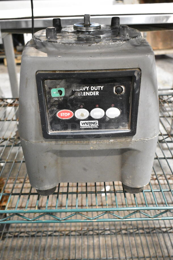 Waring CB15 Metal Commercial Countertop Blender Base. 120 Volts, 1 Phase. Tested and Does Not Power On - Image 1 of 5