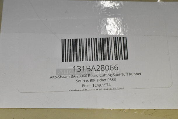 2 BRAND NEW SCRATCH AND DENT! Items Including HPHD35325R Alto-Shaam HD-35325R Kit, Service, Handle, Roll-In, 131BA28066 Alto-Shaam BA-28066 Board,Cutting,Sani-Tuff Rubber. 2 Times Your Bid!  - Image 7 of 7