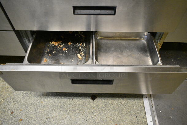 Delfield Stainless Steel Commercial 6 Drawer Chef Base on Commercial Casters. This Unit Was In Working Condition When the Restaurant Closed. (kitchen) - Image 8 of 8