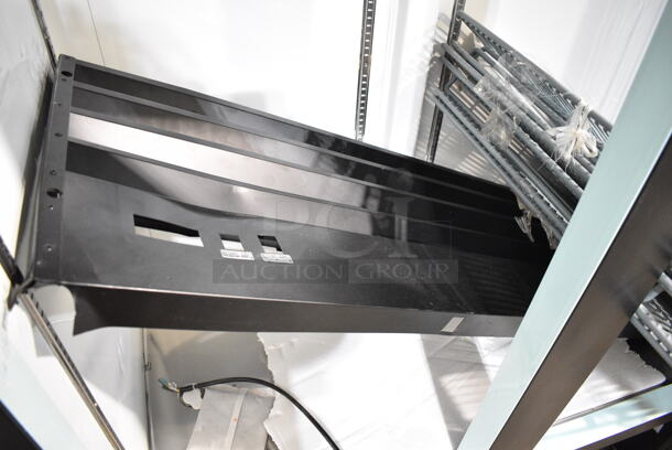 BRAND NEW SCRATCH AND DENT! 2024 Avantco 178GDC40HCB Metal Commercial 2 Door Reach In Cooler Merchandiser w/ Poly Coated Racks. See Pictures for Missing Doors. 115 Volts, 1 Phase. Cannot Test Due To Cut Power Cord - Image 7 of 9