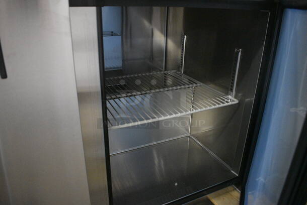 BRAND NEW IN BOX! Turbo Air Model MUR-72-N Stainless Steel Commercial 3 Door Undercounter Cooler. Comes w/ Commercial Casters. 115 Volts, 1 Phase. 73x30x30.5. Tested and Working! - Image 9 of 9