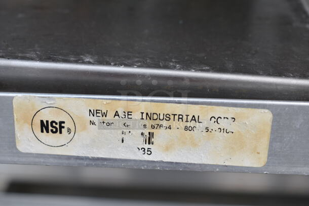 Metal Commercial #10 Can Rack on Commercial Casters.  - Image 4 of 4