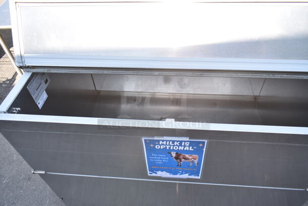 Beverage Air SMF49Y-1-S Stainless Steel Commercial Milk Cooler on Commercial Casters. 115 Volts, 1 Phase. Tested and Powers On But Does Not Get Cold
 - Image 5 of 7