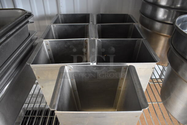 7 Stainless Steel Drop In Bins for Subway Sandwich Make Line. 7x5.5x7. 7 Times Your Bid!  - Image 2 of 2
