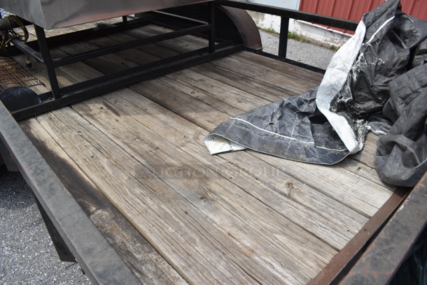 Bye-Rite Trailers Metal Flat Top Open Trailer w/ Rear Lowering Ramp. Does Not Have Title. Oven Will Be Removed From The Trailer Unless The Same Bidder Wins Both Lots 4 and 5.  - Image 5 of 12