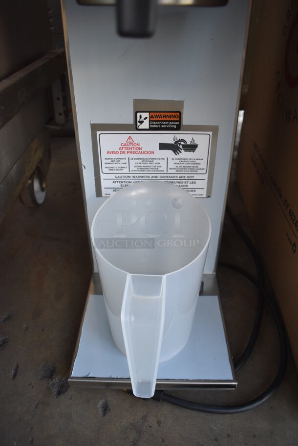 BRAND NEW IN BOX! Grindmaster B-SAP Stainless Steel Commercial Countertop Coffee Machine w/ Hot Water Dispenser, Metal Brew Basket and Poly Pitcher. 120 Volts, 1 Phase. 8.5x20x27 - Image 5 of 7