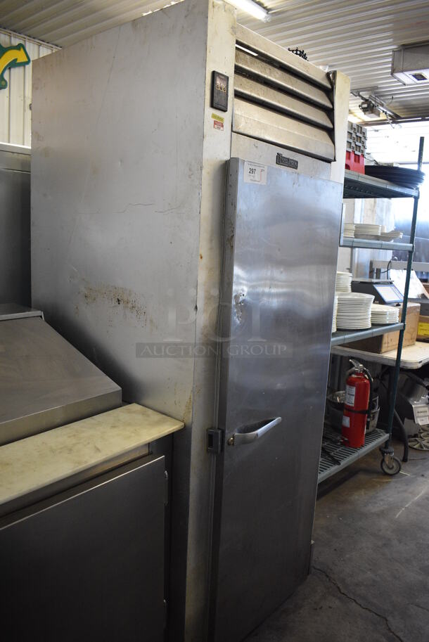 Traulsen Model G12010 Stainless Steel Commercial Single Door Reach In Freezer. 115 Volts, 1 Phase. 30x34x77. Tested and Powers On But Does Not Get Cold