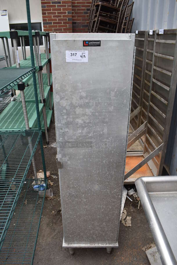 Lockwood Metal Enclosed Pan Rack.  - Image 1 of 5