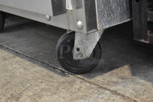 2011 Kool-it KSM-48 Metal Commercial 2 Door Reach In Cooler Merchandiser w/ Poly Coated Racks on Commercial Casters. 115 Volts, 1 Phase. Tested and Working! - Image 4 of 9