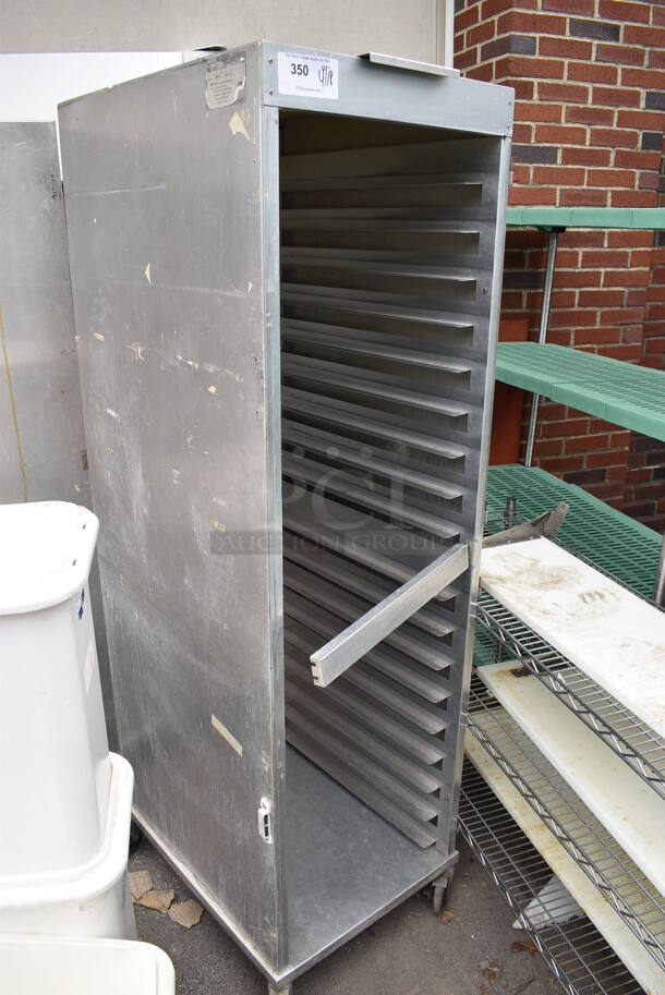 Metal Commercial Pan Transport Rack on Commercial Casters. - Image 2 of 2