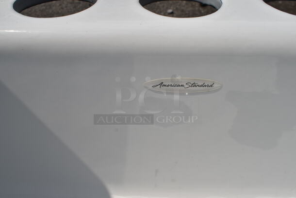 BRAND NEW SCRATCH AND DENT! American Standard White Sink.  - Image 4 of 4