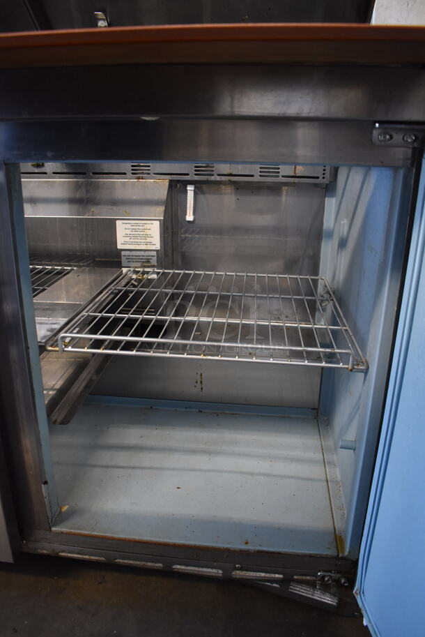 2017 Delfield Model 4472N-30M-M479 Stainless Steel Commercial Prep Table w/ Cutting Board on Commercial Casters. 115 Volts, 1 Phase. 72x32x37. Tested and Working! - Image 8 of 10