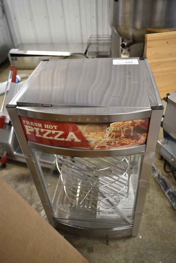 BRAND NEW SCRATCH AND DENT! ServIt 423PDW12D1 Stainless Steel Commercial Countertop 12" Full-Service Pizza Warmer with 4-Shelf Rotating Rack. 120 Volts, 1 Phase. Tested and Working! - Image 7 of 7