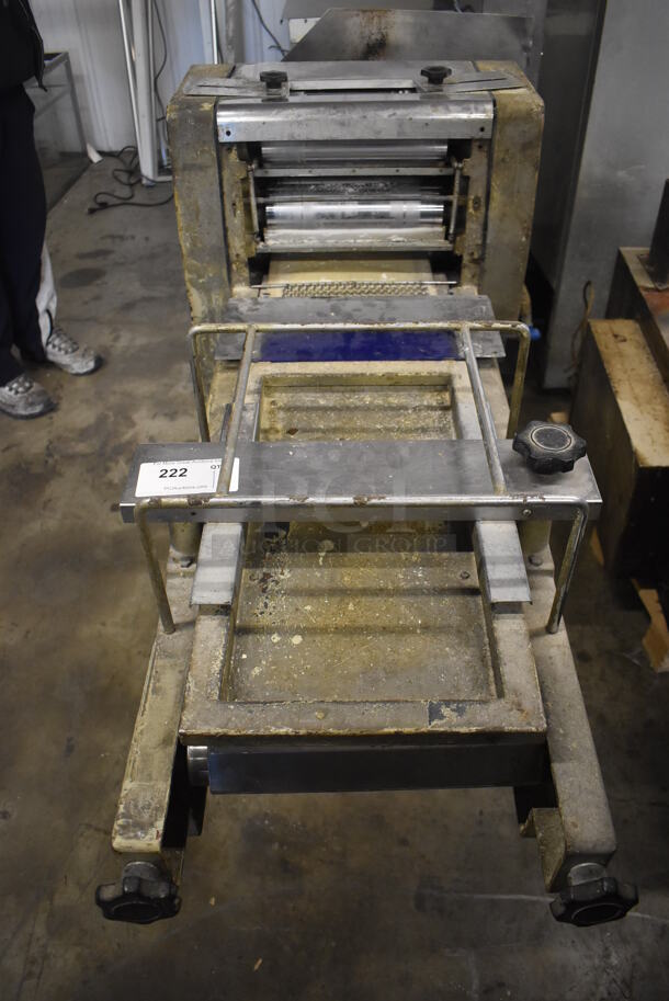 CFAV Metal Commercial Floor Style Dough Sheeter on Commercial Casters. 220 Volts, 1 Phase. 52x23x42 - Image 7 of 9