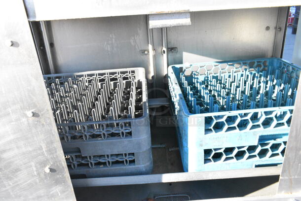 2016 Noble Wareforce II Stainless Steel Commercial Double Rack Straight Pass Through Low Temperature Dishwasher. 115 Volts, 1 Phase.  - Image 3 of 5