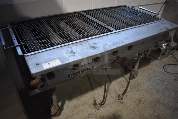MagiCater LPG-60 Metal Commercial Propane Gas Powered Charbroiler Grill on Commercial Casters. 61x53.5x35 - Image 8 of 8