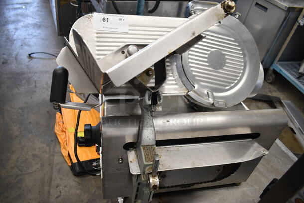 Globe 875LR Stainless Steel Commercial Countertop Automatic Meat Slicer w/ Blade Sharpener. 115 Volts, 1 Phase. Tested and Working! - Image 1 of 4