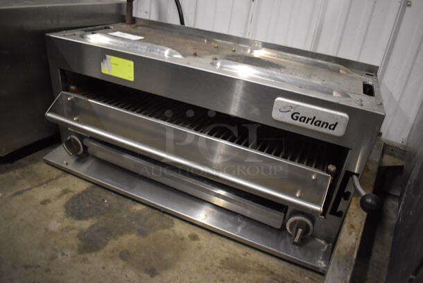 Garland Stainless Steel Commercial Natural Gas Powered Cheese Melter. 37x27x24 - Image 3 of 5