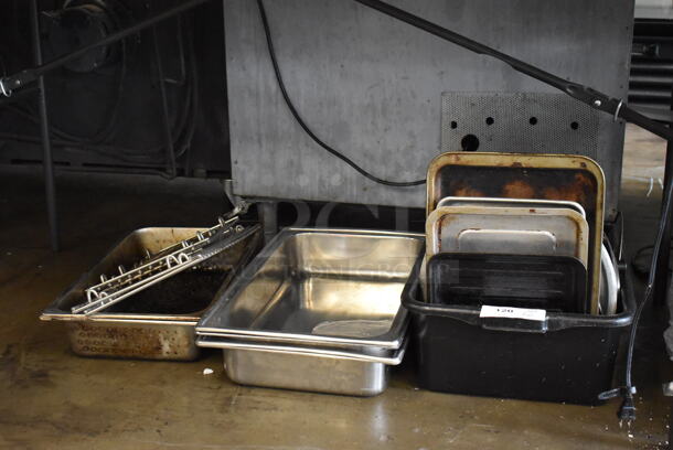 ALL ONE MONEY! Lot of Various Items Including Metal Baking Pans and Drop In Bins - Image 3 of 9