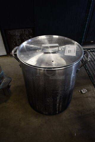Metal Stock Pot Range w/ Lid. 