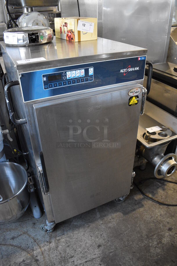 2013 Alto Shaam 1000-TH/III Stainless Steel Commercial Holding Warming Cabinet on Commercial Casters. 208-240 Volts, 1 Phase. 27x29x40 - Image 2 of 6