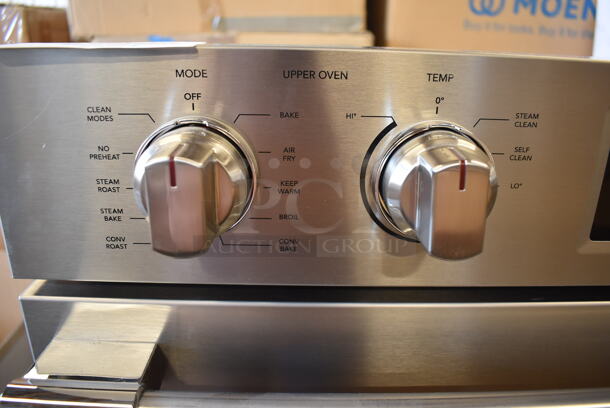BRAND NEW SCRATCH AND DENT! Frigidaire Electrolux PCWD3080AF Stainless Steel Electric Powered Double Stack Convection Oven w/ View Through Doors. 30x26x51 - Image 7 of 9