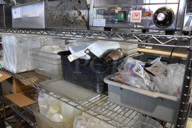 ALL ONE MONEY! Tier Lot of Various Items Including Poly Bins, Bus Bins and Parts  - Image 8 of 8