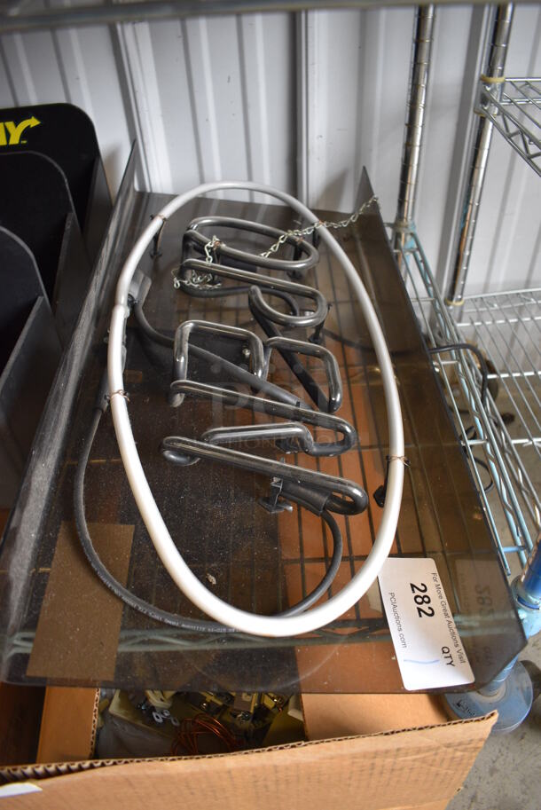 Open Neon Light Up Sign. Buyer Must Pick Up - We Will Not Ship This Item.  27x3x12.5  - Image 2 of 3