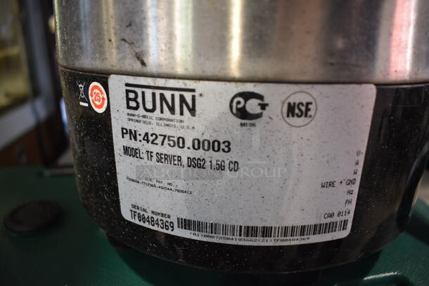 3 Bunn Stainless Steel Beverage Holder Dispensers Including TF SERVER. Includes 9x12x23. 3 Times Your Bid! - Image 8 of 8