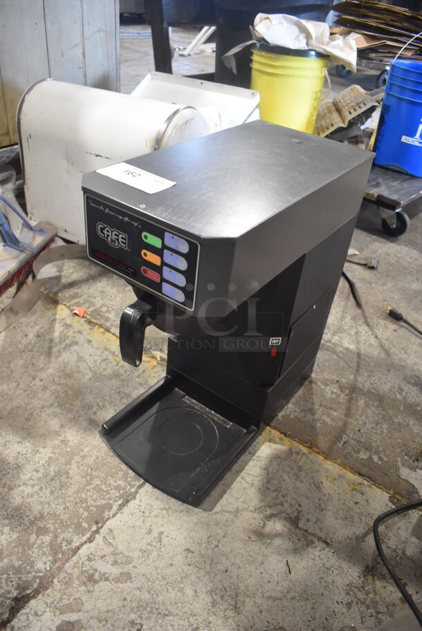 Cafe 98 180-3 Stainless Steel Commercial Countertop Coffee Machine w/ Hot Water Dispenser and Poly Brew Basket. 120 Volts, 1 Phase.  - Image 3 of 4