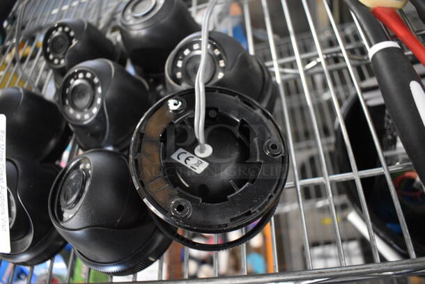 8 Black Dome Security Cameras. 3.5x3.5x3. 8 Times Your Bid! - Image 4 of 4