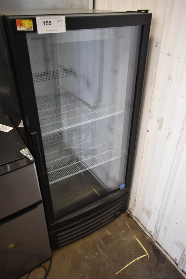 IDW G-10-F334B-HC Metal Commercial Single Door Reach In Cooler Merchandiser w/ Poly Coated Racks. 115 Volts, 1 Phase. Tested and Working! - Image 1 of 3