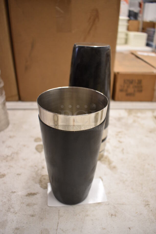 4 Metal Mixing Cups. 3.75x3.75x7. 4 Times Your Bid!